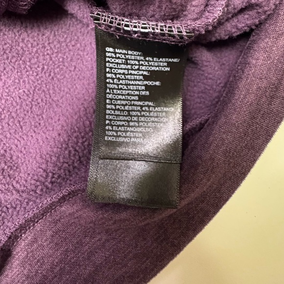 The North Face Womens Medium Purple Canyonlands Pullover Crop Hooded Sweatshirt - Picture 2 of 5